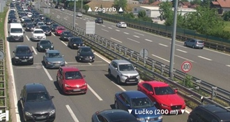 Sve veće gužve na cestama: Kolona na Trakošćanu i Lučkom, između odmorišta Lepa Bukva i čvora Krapina nesreća – vozi se usporeno