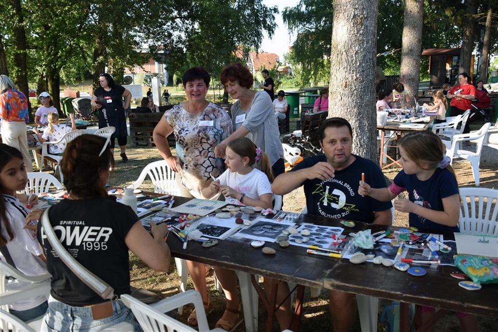 Mali Ludbrežani dobro se zabavili na Otoku mladosti uz Street Painting