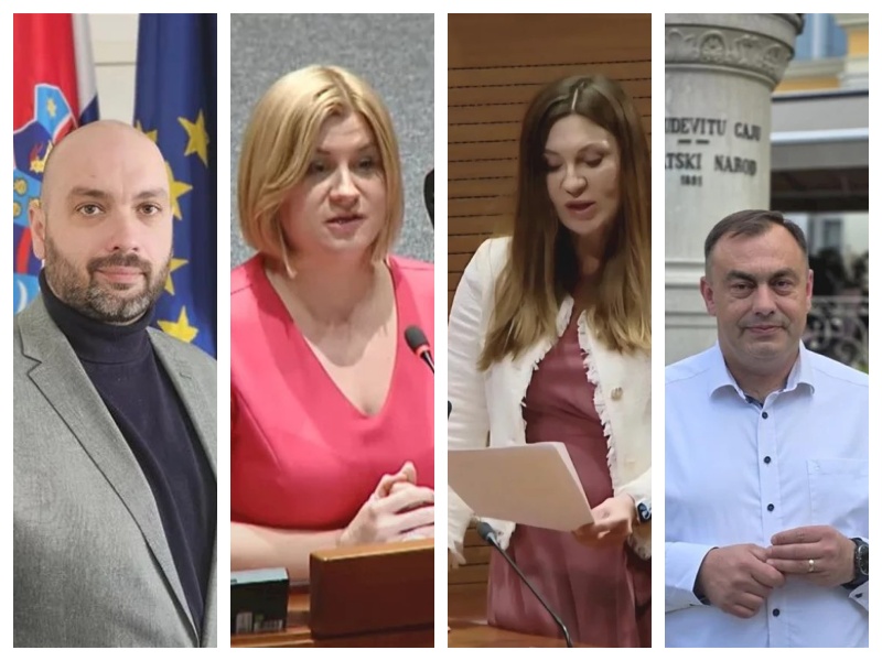 Najaktivniji saborski zastupnici - Baksa, Curiš Krok, Auguštan-Pentek i Gregurović