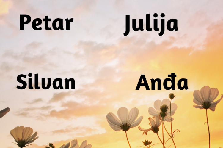 Čestitajte današnjim godovnjacima, a oni su Petar, Anđa, Silvan i Julija