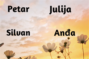 Čestitajte današnjim godovnjacima, a oni su Petar, Anđa, Silvan i Julija