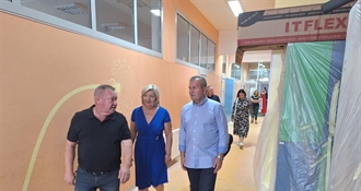 Župan Stričak obišao radove na školama: Ulaganja vrijedna više od 4 milijuna eura