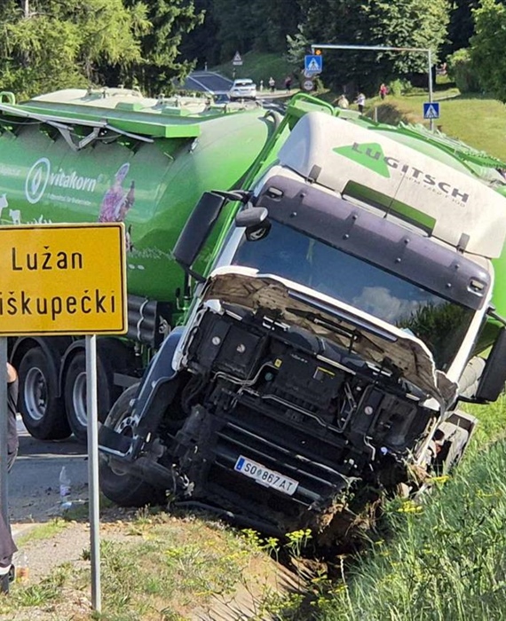 Teška prometna nesreća kod Lužana Biškupečkog, na terenu sve službe!