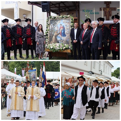 U Čakovcu proslavljen blagdan Gospe od Anđela - Župan Posavec s vjernicima u molitvi i procesiji