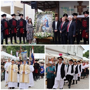 U Čakovcu proslavljen blagdan Gospe od Anđela - Župan Posavec s vjernicima u molitvi i procesiji
