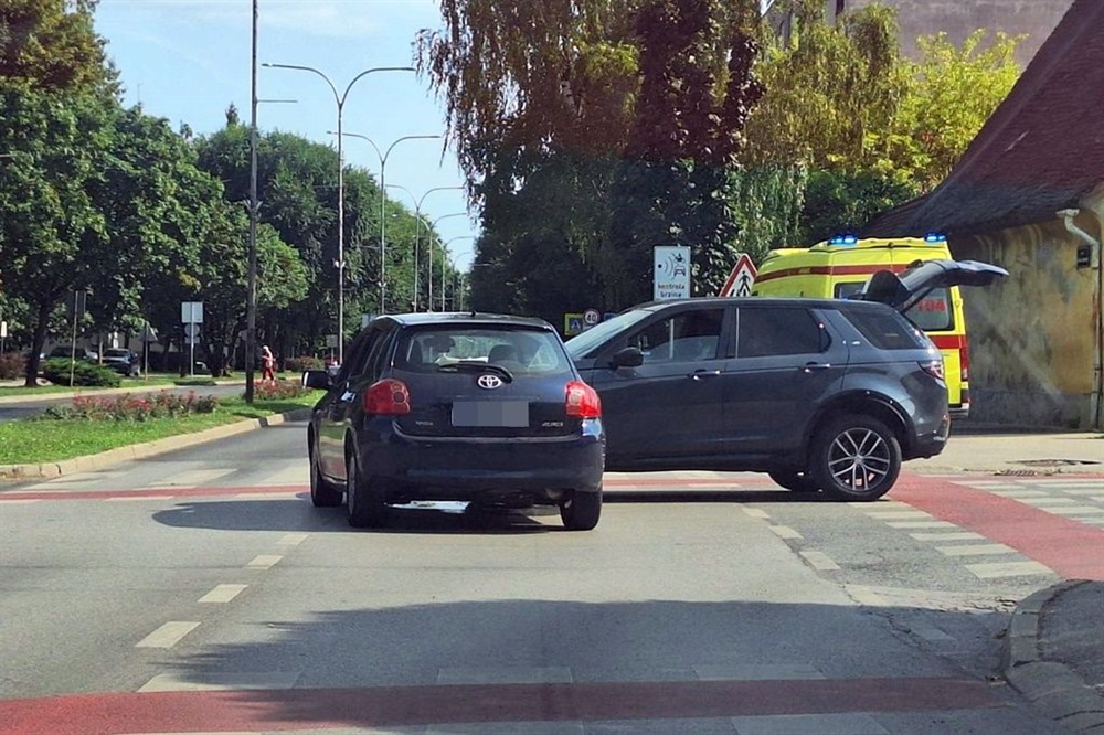 Prometna nesreća kod autobusnog kolodvora u Varaždinu – pripazite!