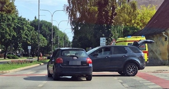 Prometna nesreća kod autobusnog kolodvora u Varaždinu – pripazite!