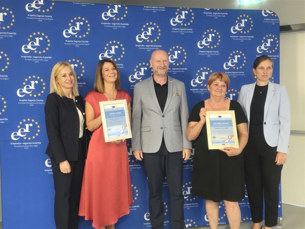 Trijumf dvaju zagorskih projekata: U izboru za Europsku nagradu za promicanje poduzetništva 2025. ulaze u izbor na europskoj razini