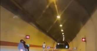Vožnja na rubu apsurda: Romobilom po lijevoj traci brze ceste u tunelu