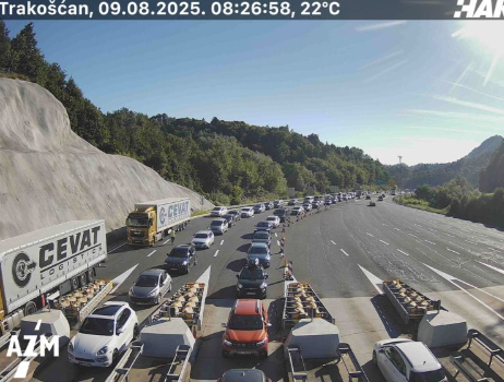 Vozi se usporeno i uz zastoje: Na naplatama Trakošćan kolona 4, na zagrebačkoj obilaznici 2 kilometra