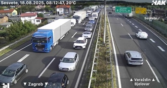 Pojačan promet širom Hrvatske: gužve na autocestama i obalama, na A1 srna!