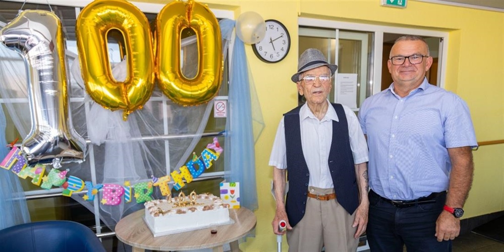 Načelnik Zlatar Bistrice posjetio Canea Kirioskog i čestitao mu 100-ti rođendan