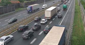 Kaos na cestama: Na zagrebačkoj obilaznici zbog nesreće kolona veća od 7 kilometara, na Krčkom mostu kolona od Malinske