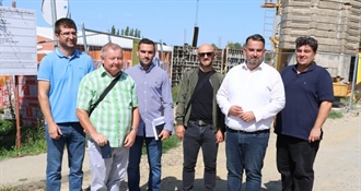 Župan Golubić obišao radove dogradnje križevačke gimnazije, projekta vrijednog 2,8 milijuna eura