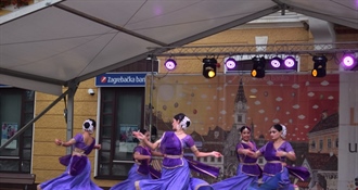 The Kathak dance troupe, ples indijskih plesačica oduševio Mariju Bistricu