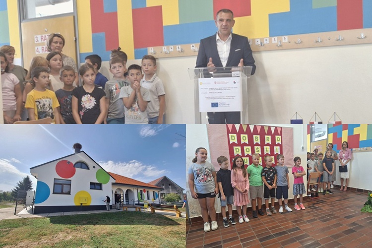 Područna škola Donji Vidovec zasjala u novom ruhu - župan Posavec poručio: Cilj nam je jednosmjenska nastava!