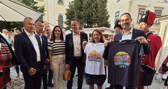 Ministar Glavina i ministrica Hrstić obišli Špancirfest: "Jedna od najvećih turističkih manifestacija na kontinentu"
