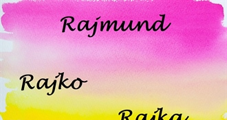 Imendan danas slave Rajka, Rajko, Rajmund - čestitajte im!