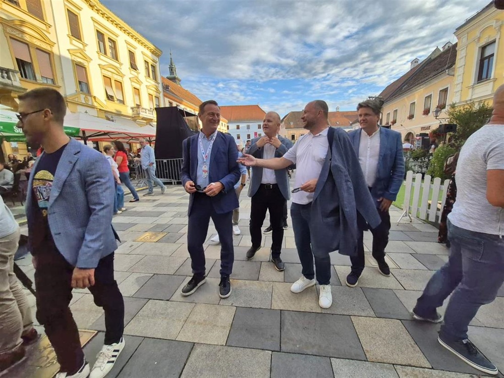 Bosilj i Marković dočekali Hajdaša Dončića na Špancirfestu: "Varaždin je otvoreni grad, Hrvatska mora biti otvorena svima"