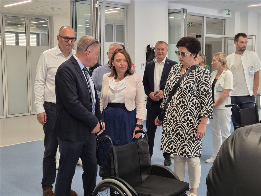 Ministrica Hrstić obišla novouređeni Spinalni centar u Varaždinskim Toplicama