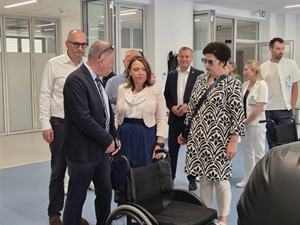 Ministrica Hrstić obišla novouređeni Spinalni centar u Varaždinskim Toplicama