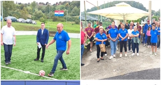 Svečano otvoren sportski i dječji kompleks u Cerju Jesenjskom vrijedan 70 tisuća eura