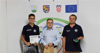 Teo Jug ponosno promovirao Ludbreg i Hrvatsku među mladim radioamaterima svijeta, ugostio ga gradonačelnik Bilić