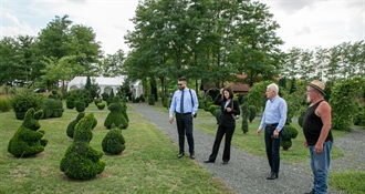 Topiary park u Sračincu obišla delegacija Vlade Hercegovačko-neretvanske županije
