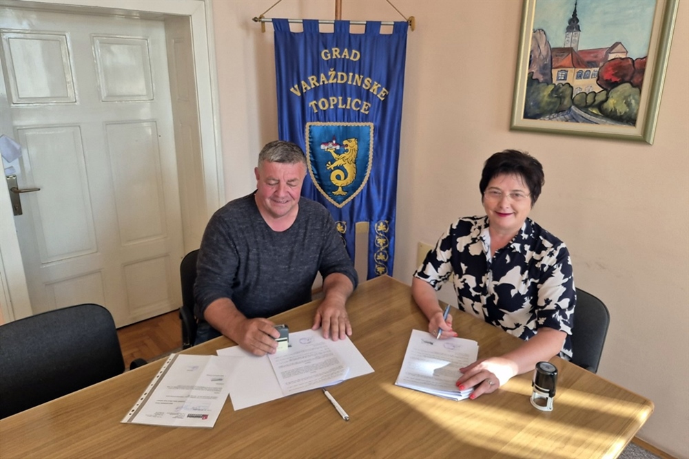 Varaždinske Toplice: Potpisan ugovor za asfaltiranje Vrtne ulice