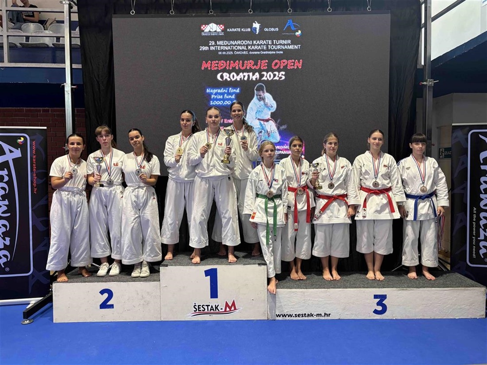 Sjajan nastup KC Šenkovec - tri odličja na turniru Međimurje Open