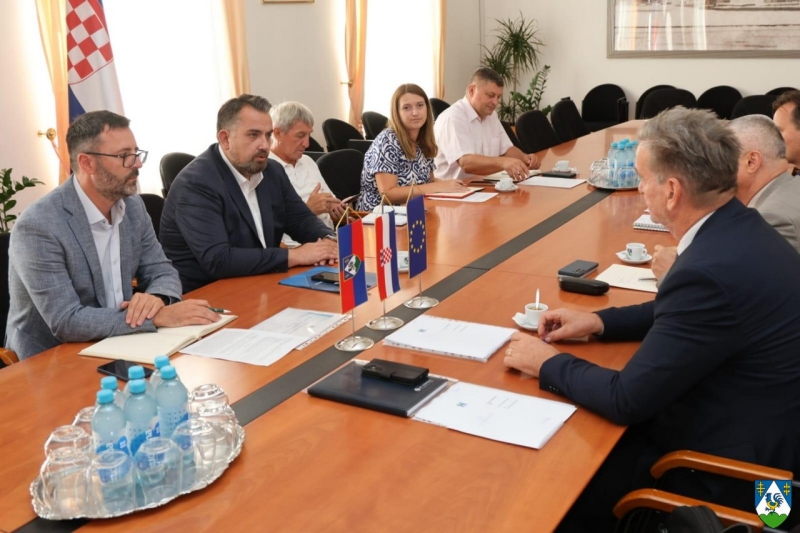 Župan Golubić s predstavnicima Hrvatskih voda razgovarao o realiziranim projektima i onima koji slijede