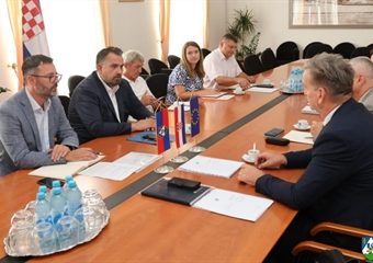 Župan Golubić s predstavnicima Hrvatskih voda razgovarao o realiziranim projektima i onima koji slijede