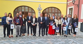 Župan Anđelko Stričak uručio ugovore o potporama za 22 doktoranda