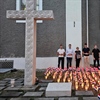 Kod Križa zahvalnosti, Mladež varaždinskog HDZ-a postavila 175 hrvatskih zastavica