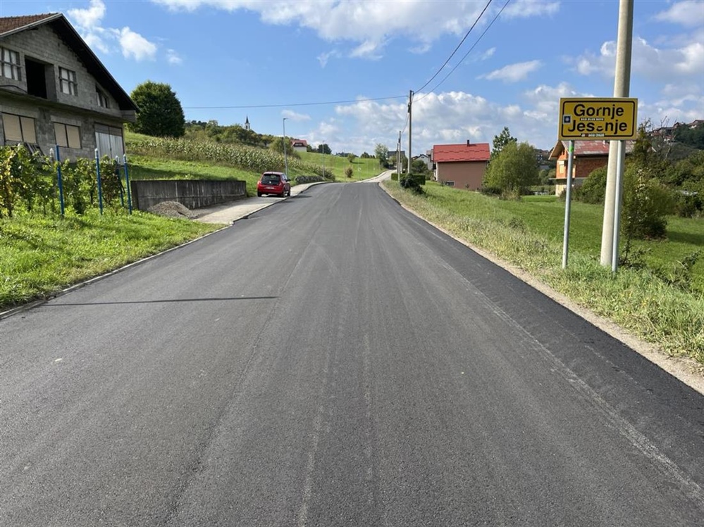Jesenje: Sanirana oštećenja na nekoliko najkritičnijih lokacija državne ceste DC 74