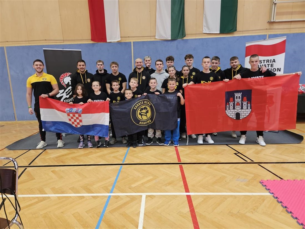 Klubovi iz Zagorja iznimno uspješni na savate turniru u Austriji