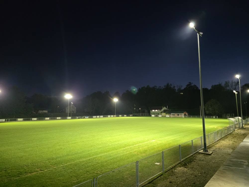 Uz podršku Međimurske županije zasjali reflektori na terenima Sportskog parka "Nikola Pokrivač"
