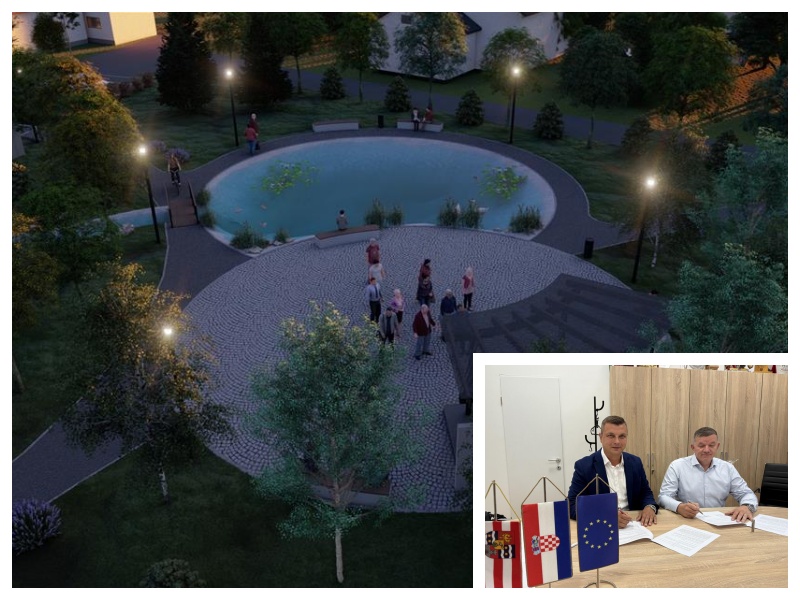 Petrijanec ulaže u zeleniju budućnost - potpisan ugovor za izgradnju parka u Družbincu vrijednog 284 tisuće eura