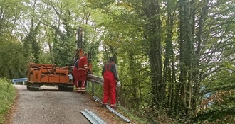 U općini Jesenje se postavljaju zaštitne odbojne ograde na nerazvrstanim cestama