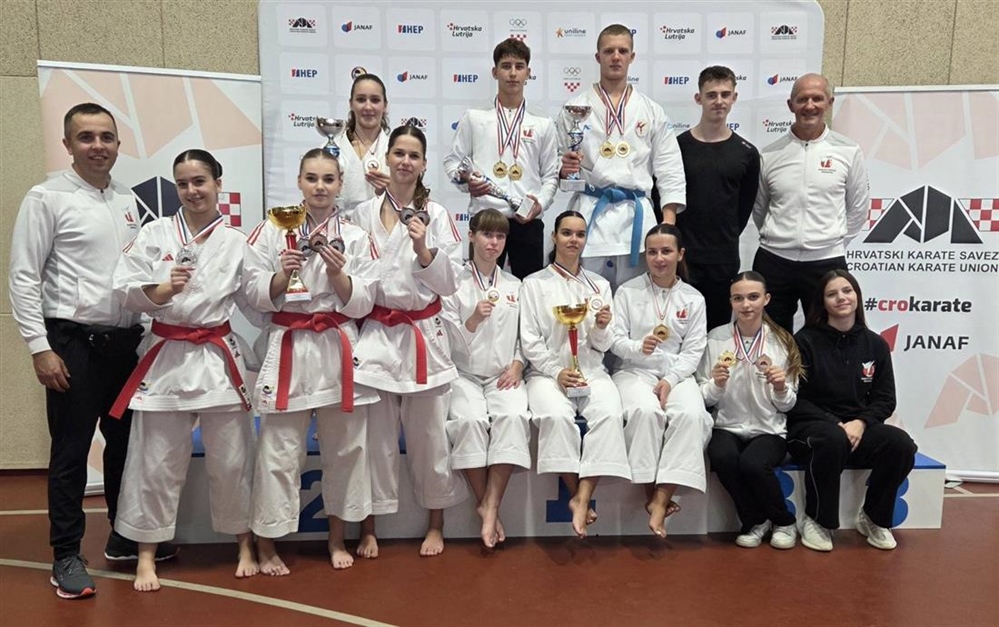 KC Šenkovec briljirao na Kupu Hrvatske u karateu: osvojen niz medalja
