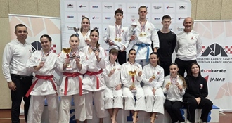 KC Šenkovec briljirao na Kupu Hrvatske u karateu: osvojen niz medalja