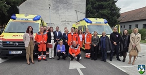 Zavod za hitnu medicinu Koprivničko-križevačke županije bogatiji za dva nova vozila i opremu u vrijednosti od 580 tisuća eura
