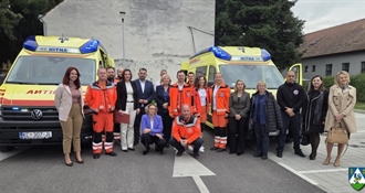 Zavod za hitnu medicinu Koprivničko-križevačke županije bogatiji za dva nova vozila i opremu u vrijednosti od 580 tisuća eura