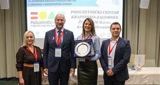 JOŠ JEDNO VELIKO PRIZNANJE: Poduzetnički centar KZŽ dobio nagradu za razvoj poduzetništva u srednjoj i jugoistočnoj Europi