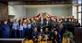Župan Stričak upriličio prijem za varaždinske vatrogasce koji su sudjelovali na državnim natjecanjima