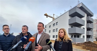 Priuštivo stanovanje u Varaždinu: Prva zgrada u novom POS naselju pred završetkom, počela izgradnja druge zgrade za 25 obitelji