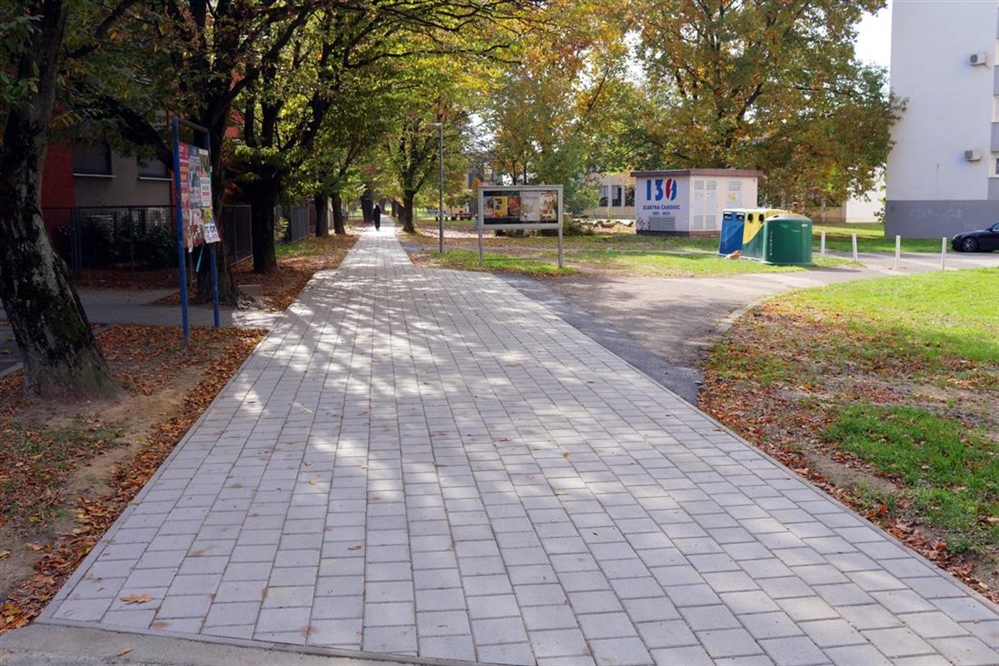 Završeni su radovi uređenja pješačke staze između dvije vrlo frekventne ulice u Čakovcu