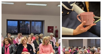 "Žene, pokažite svoje grudi na mamografu, ne na Instagramu" - stotinjak žena na "Ružičastoj čajanki" u Konjščini
