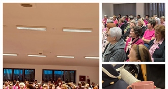 "Žene, pokažite svoje grudi na mamografu, ne na Instagramu" - stotinjak žena na "Ružičastoj čajanki" u Konjščini
