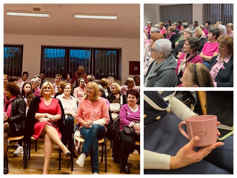 "Žene, pokažite svoje grudi na mamografu, ne na Instagramu" - stotinjak žena na "Ružičastoj čajanki" u Konjščini